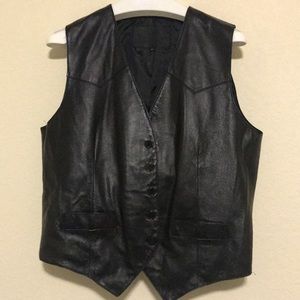 Men’s Leather Vest!